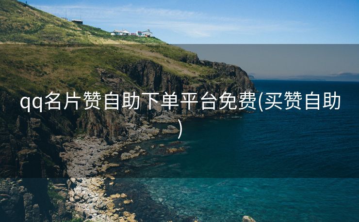 qq名片赞自助下单平台免费(买赞自助)