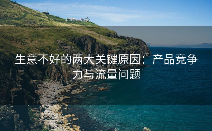 生意不好的两大关键原因：产品竞争力与流量问题